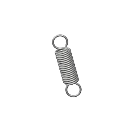 Extension Spring, O= .500, L= 2.00, W= .0625 R